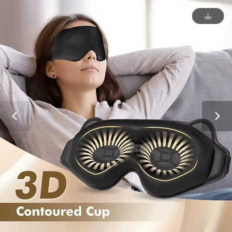 Luxury Sleep Mask - Total Blackout for Perfect Sleep