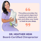 Cloud Align Pillow, Ergonomic Zero-Pressure Soft Memory Foam Pillow for Neck Pain Relief