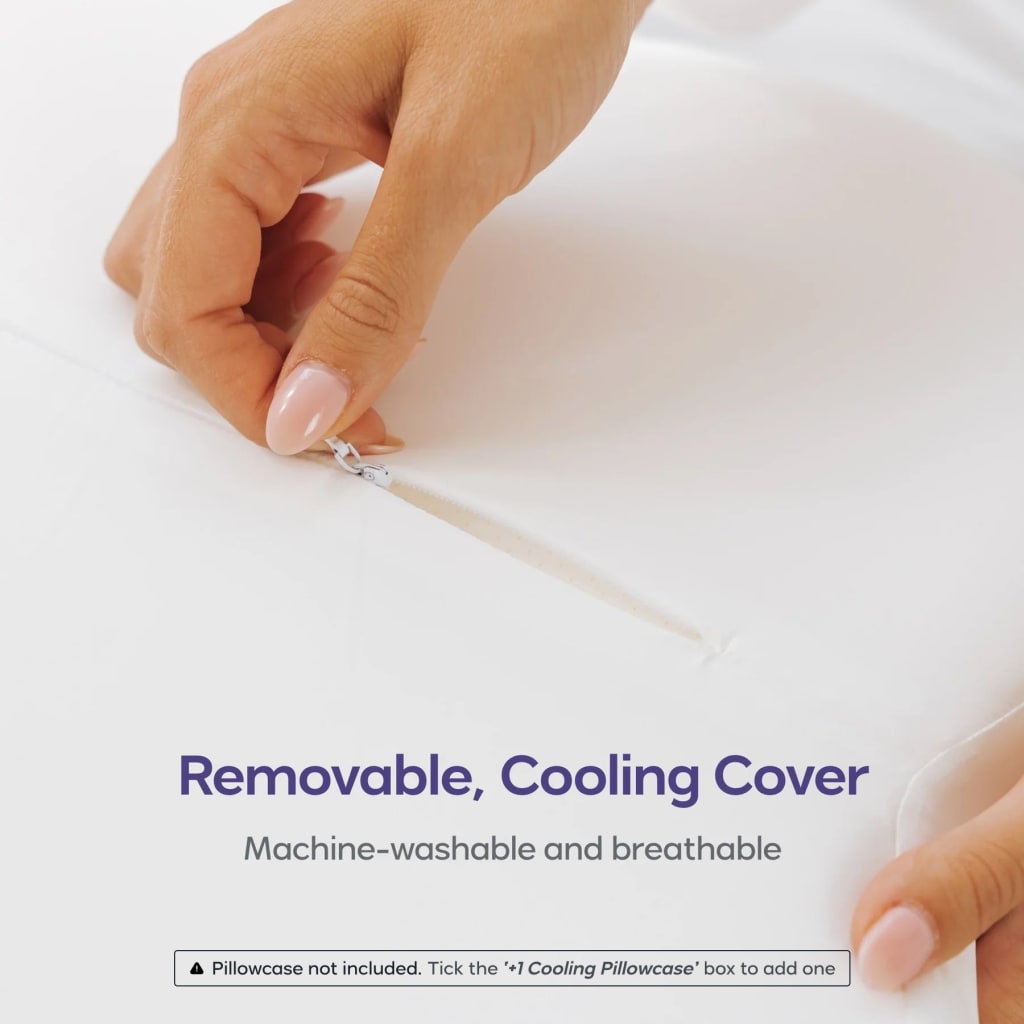 Cloud Align Pillow, Ergonomic Zero-Pressure Soft Memory Foam Pillow for Neck Pain Relief